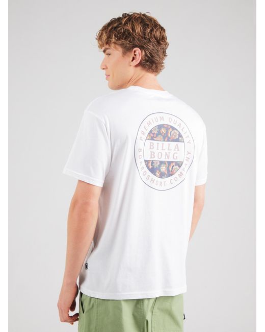 Billabong T-Shirt Rotor Fill in White für Herren