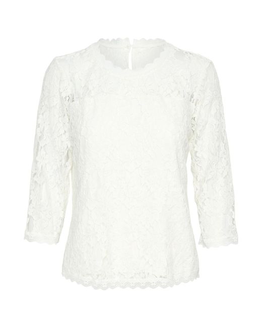 Cream White Bluse 'Cr Kit'