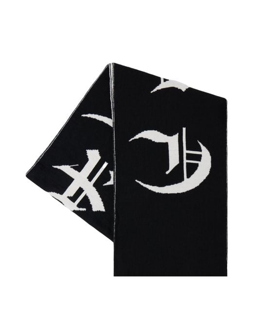 Edwin Schal Graphic Scarf in Black für Herren