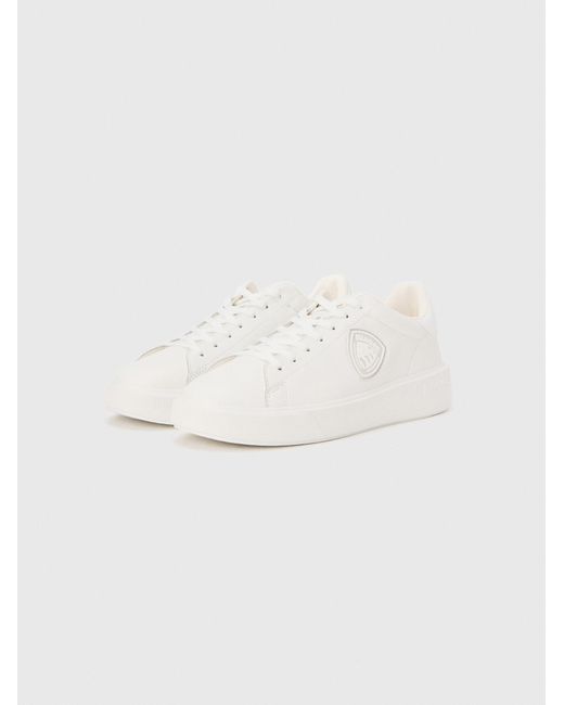 Blauer Sneaker in White für Herren