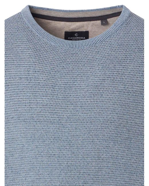 CASA MODA Pullover Basic in Blue für Herren
