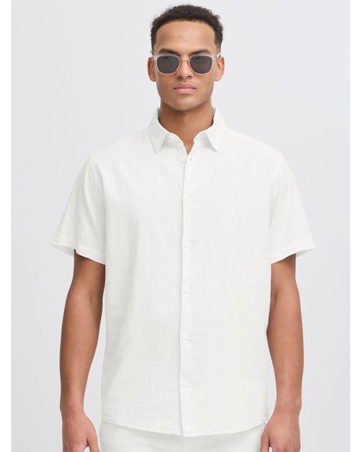 INDICODE Hemd Monk in White für Herren