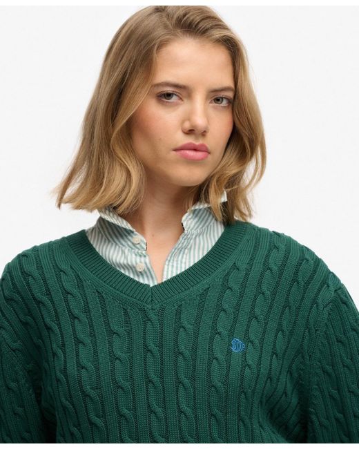 Superdry & Co Green Pullover