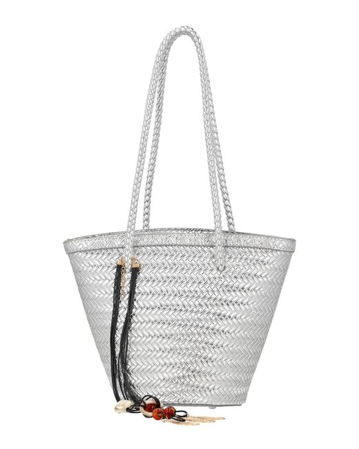 faina White Handtasche