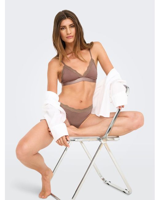 ONLY Brown String Onlvicky