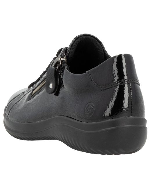 Remonte Black Schnürschuh