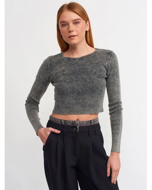 Dilvin Gray Pullover Pullover