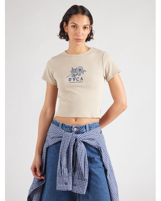 RVCA White T-Shirt Good Day