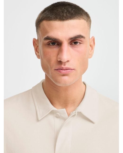 Solid Poloshirt Sdoswald in White für Herren