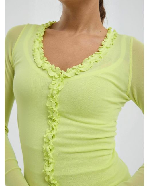 Seamless Basic Green Shirt