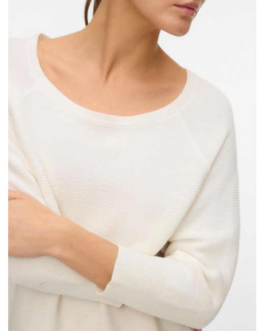 Vero Moda White Pullover Vmnew Nora