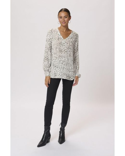 Kaffe White Bluse Debra
