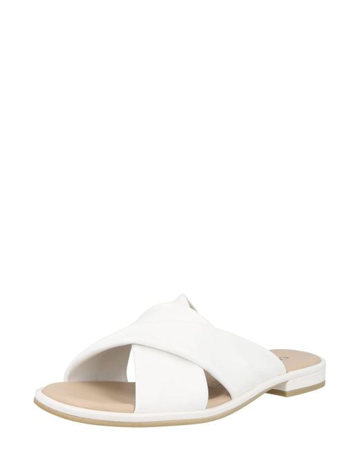 Caprice White Pantolette