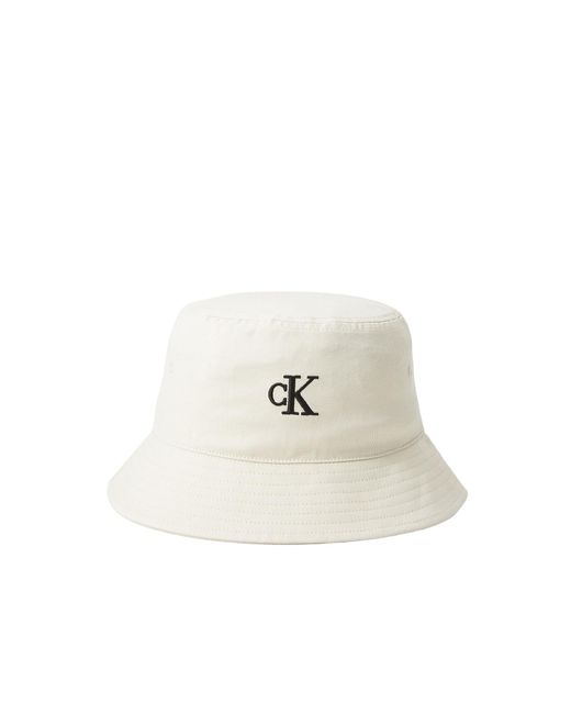 Calvin Klein Hut Ck Monogram Embroidery in White für Herren