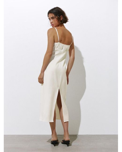 Pull&Bear White Kleid