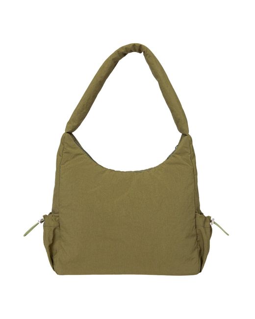 SOCCX Green Leichte, Wattierte Schultertasche