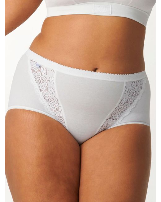 Sloggi White Maxislip Chic