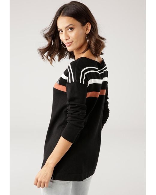 Laura Scott Black Pullover