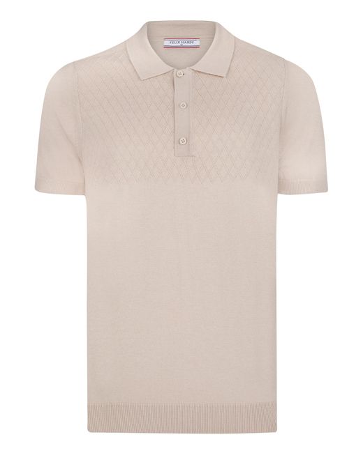 Felix Hardy Poloshirt in Natural für Herren