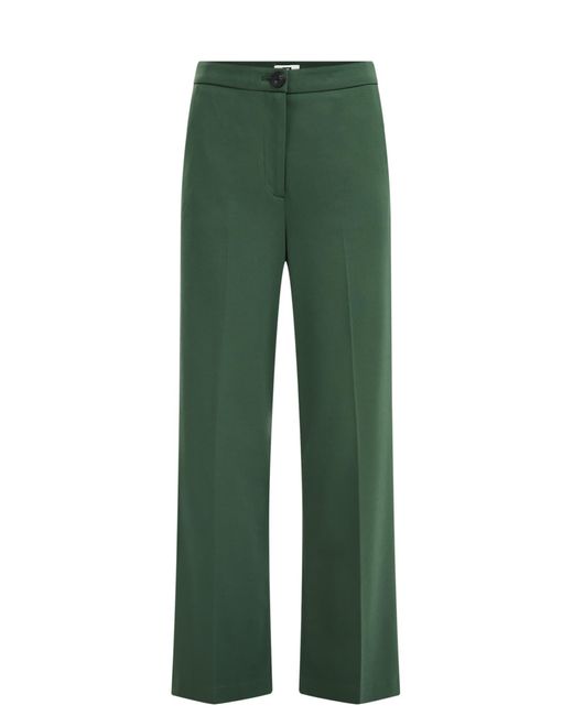 WE Fashion Green Bügelfaltenhose