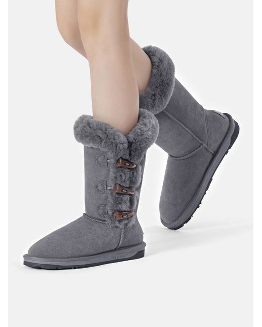 EVER AU Gray Boots