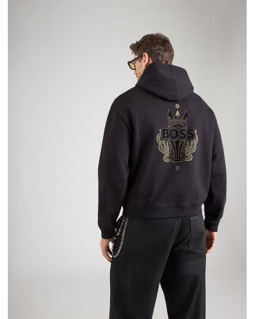 Boss Sweatshirt Zixin in Black für Herren