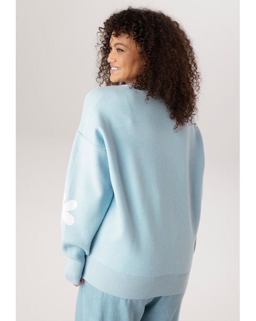 Aniston Blue Pullover