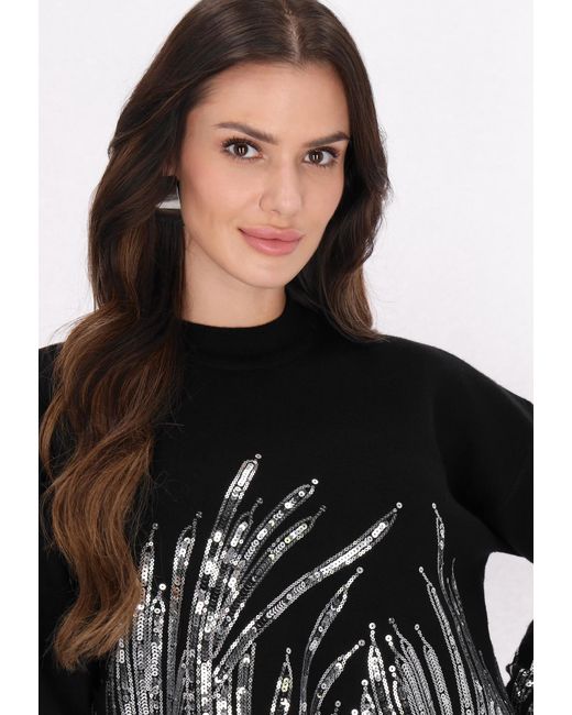 faina Black Pullover