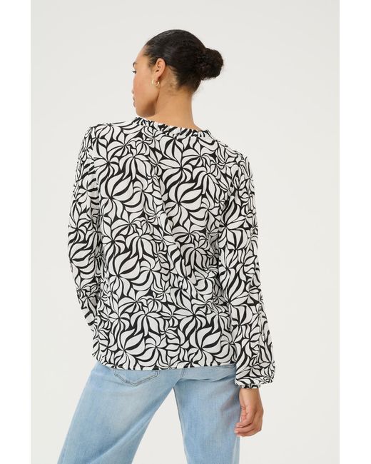 Kaffe White Bluse Ellen