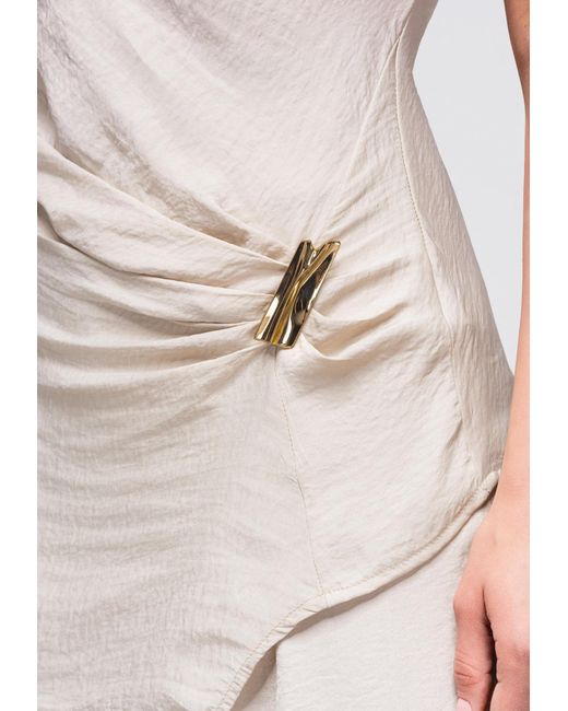 Ombre Natural Bluse