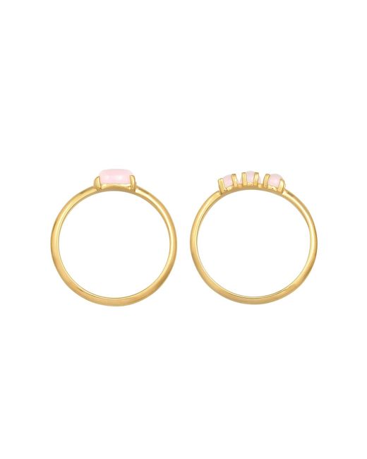 Elli Jewelry Metallic Ring Edelstein Ring