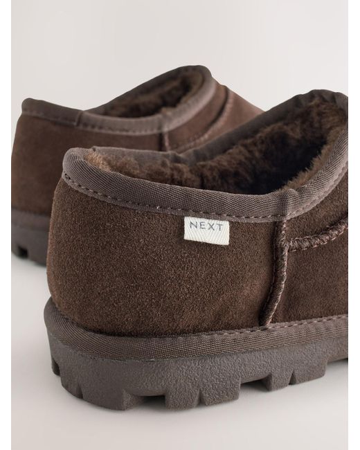 Next Brown Hausschuh