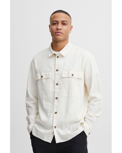 Solid Hemd Sdalan in White für Herren