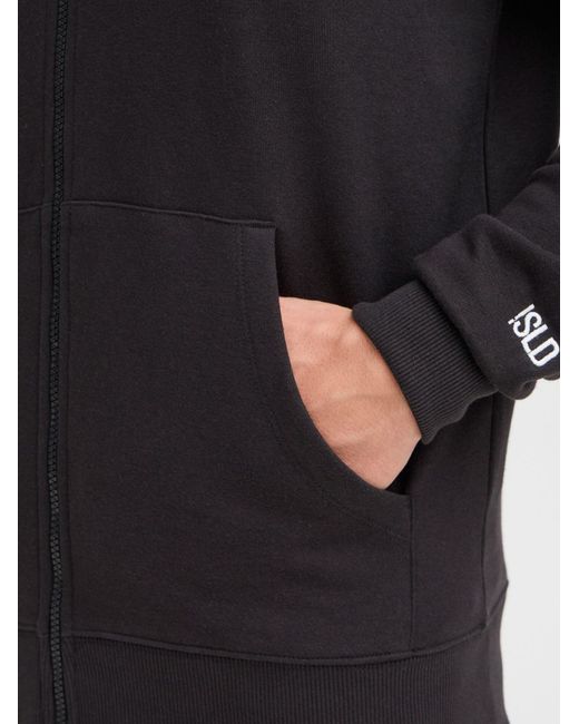 Solid Sweatjacke Chali in Black für Herren