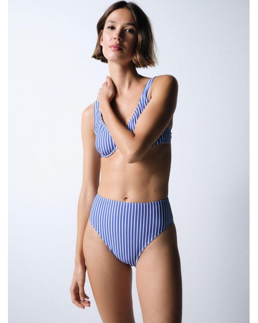 The Set Blue Bikinitop