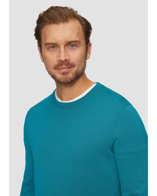S.oliver Oliver Pullover in Blue für Herren