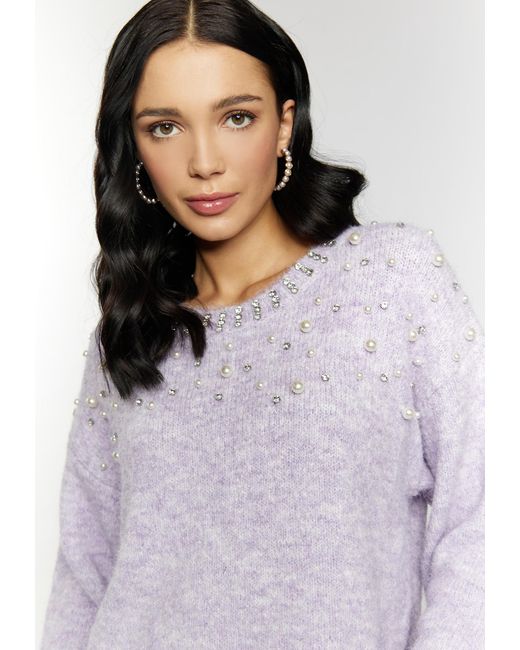 faina Purple Pullover Koosh