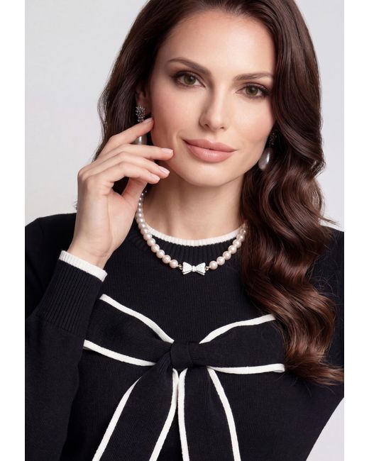 faina Black Pullover