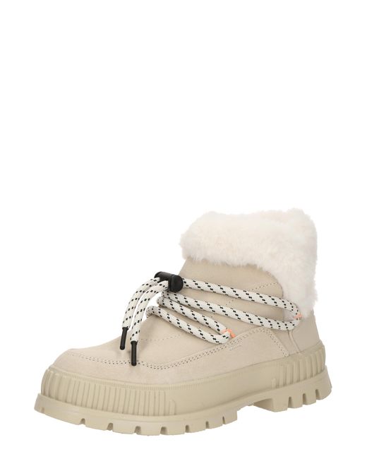 Palladium Natural Schnürstiefelette Pallashock Lo Hiver