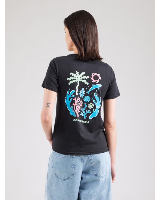 Converse Black T-Shirt Sea