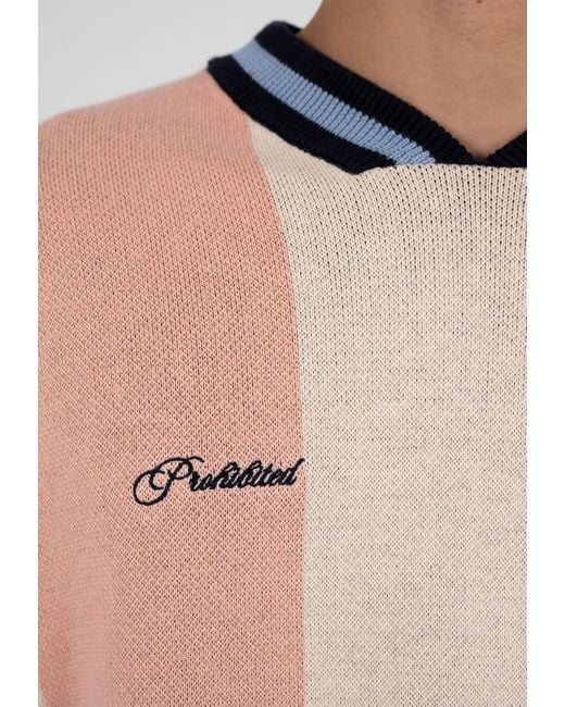 Prohibited Pink Pullover Overdrive