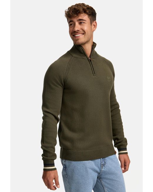 INDICODE Pullover Swift in Green für Herren