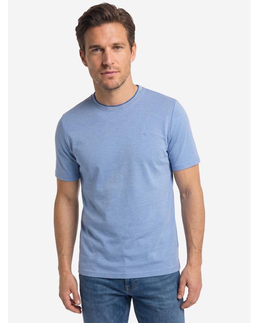 Redmond Shirt Basic in Blue für Herren