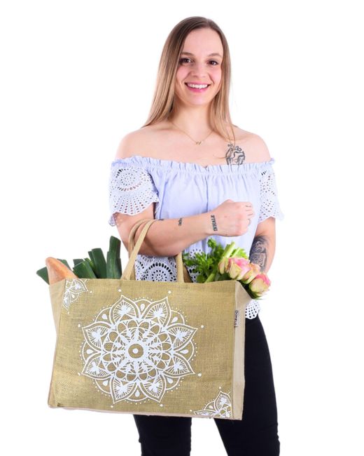 DOMELO Natural Strandtasche
