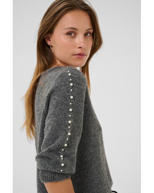 Kaffe Gray Pullover Betty