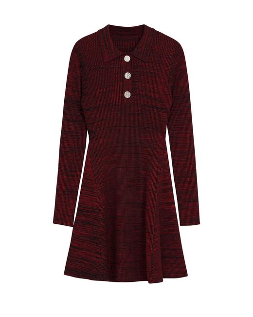 Desigual Purple Strickkleid