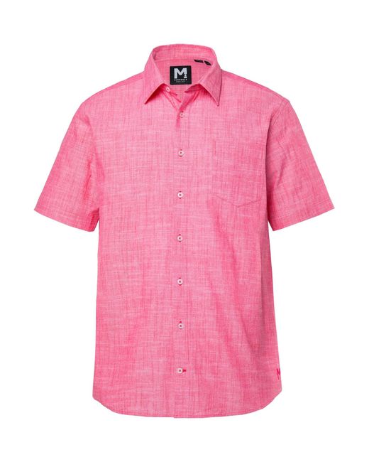Men Plus Hemd in Pink für Herren