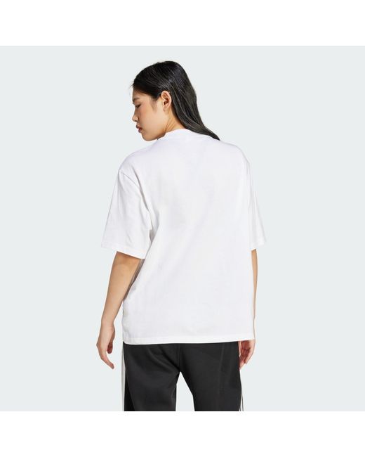 Adidas White Funktionsshirt 'Essentials Contemporary'