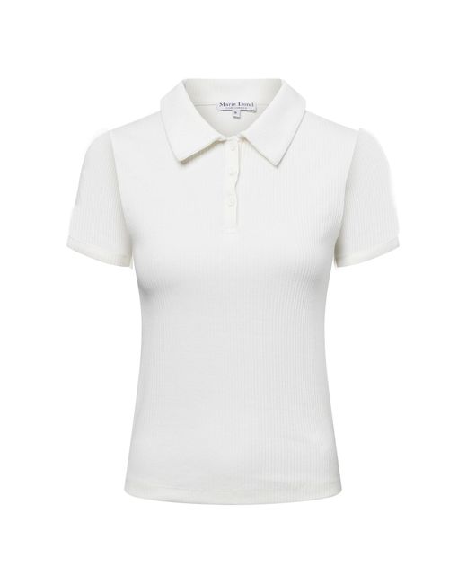 Marie Lund White Poloshirt