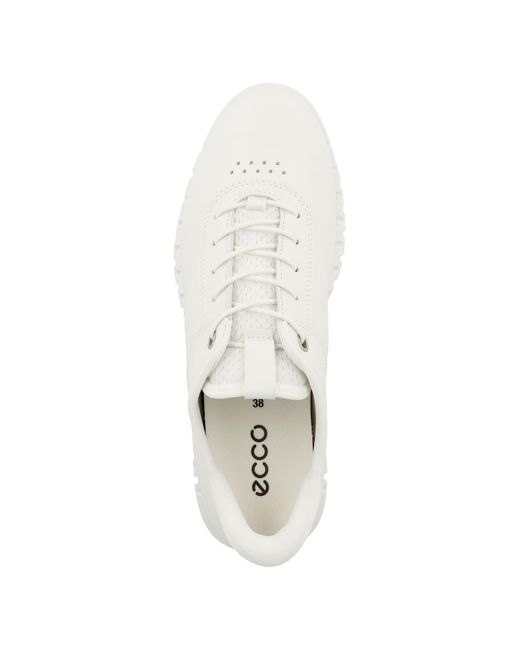 Ecco White Sneaker Gruuv Lite